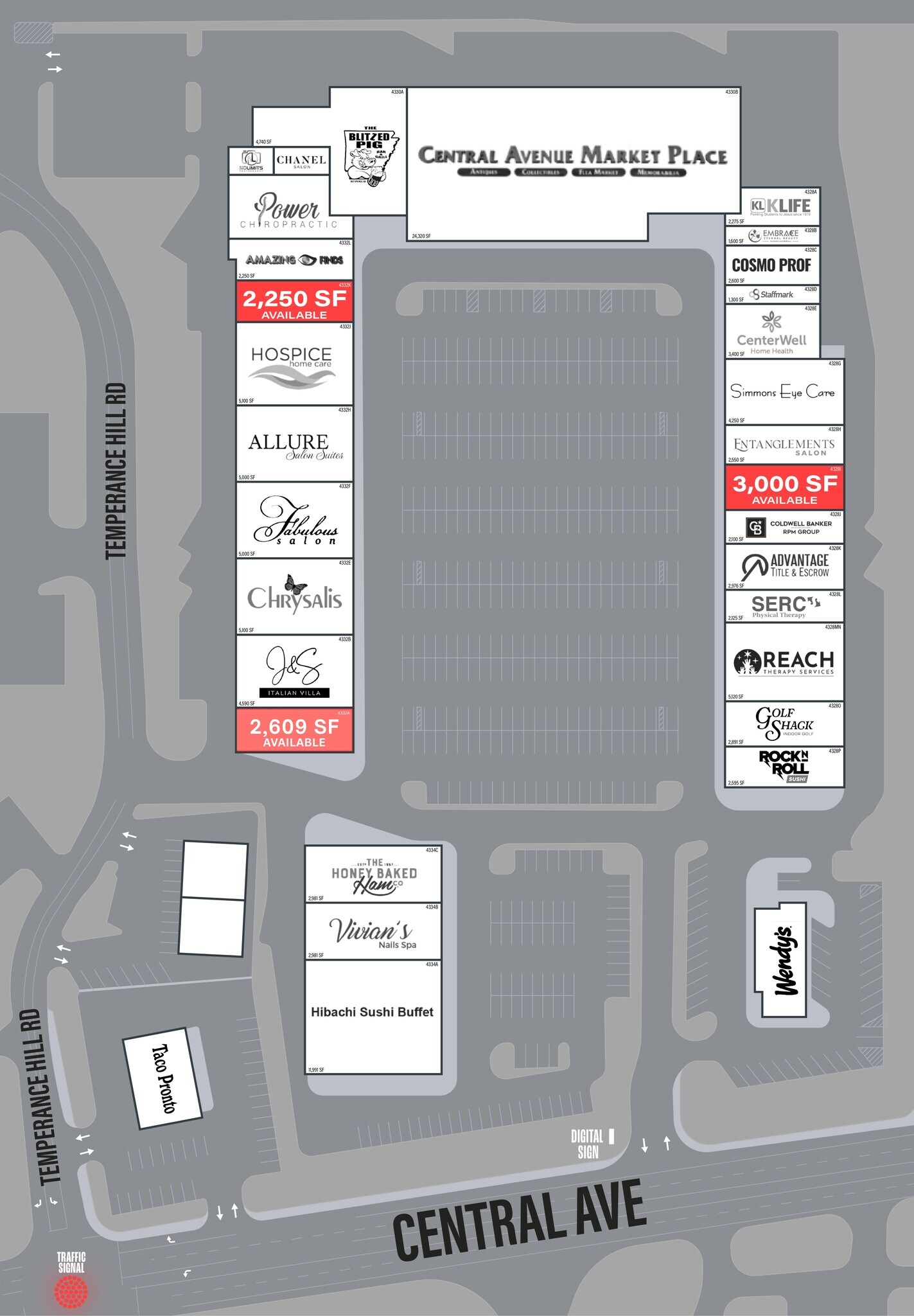 4332 Central Ave, Hot Springs, AR for lease Site Plan- Image 1 of 1