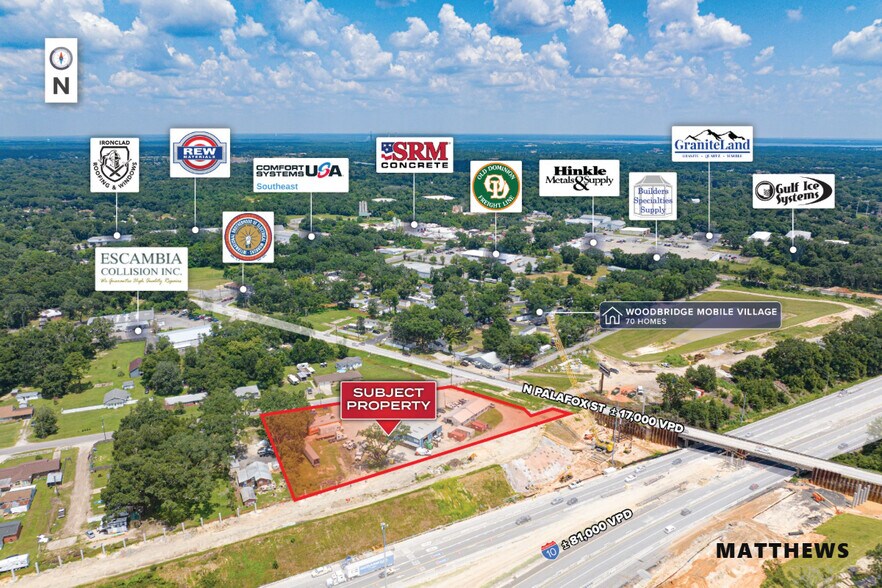 7481 N Palafox St, Pensacola, FL à vendre - Photo du bâtiment - Image 3 de 3