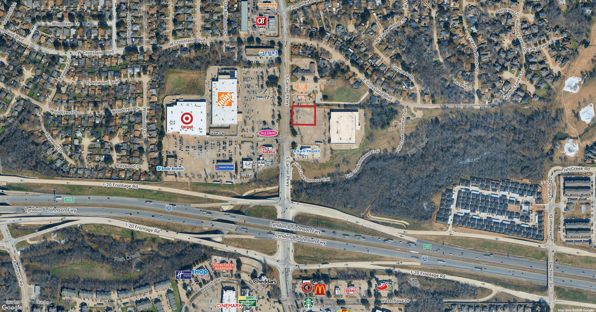 S Carrier Pkwy & I-20, Grand Prairie, TX à louer Aérien- Image 1 de 3