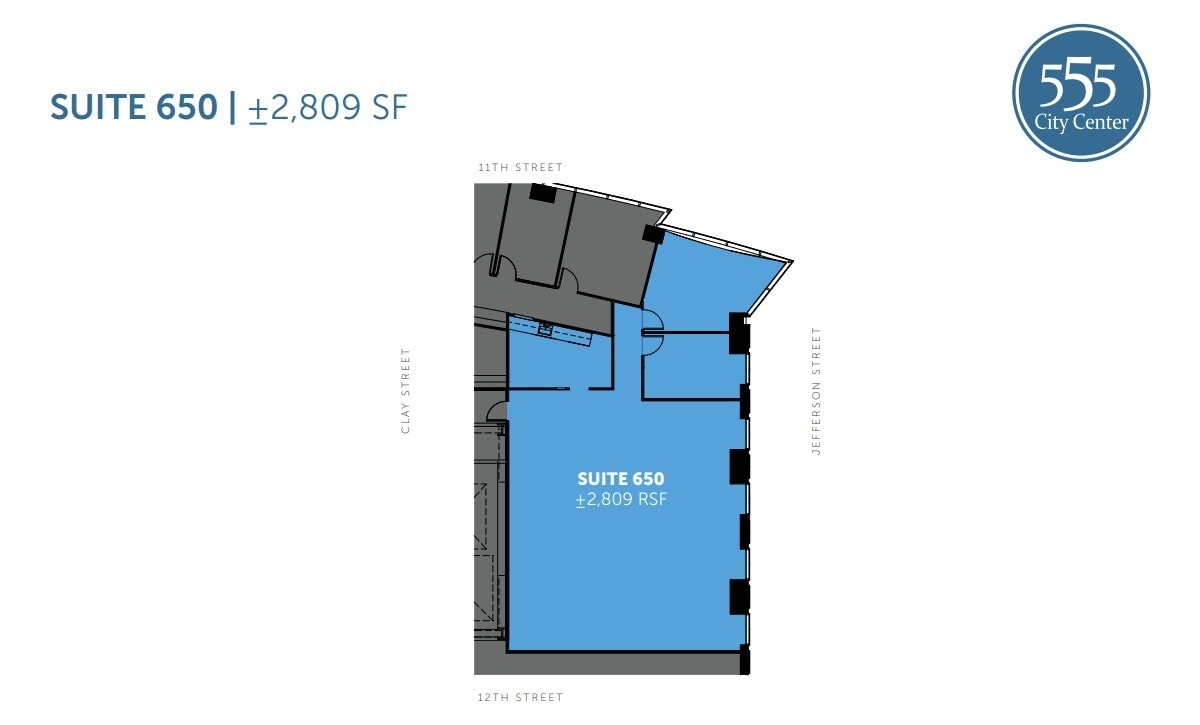 555 12th St, Oakland, CA for lease Floor Plan- Image 1 of 1
