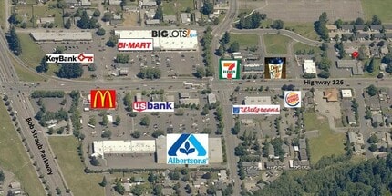 5892 Main St, Springfield, OR - AÉRIEN Vue de la carte