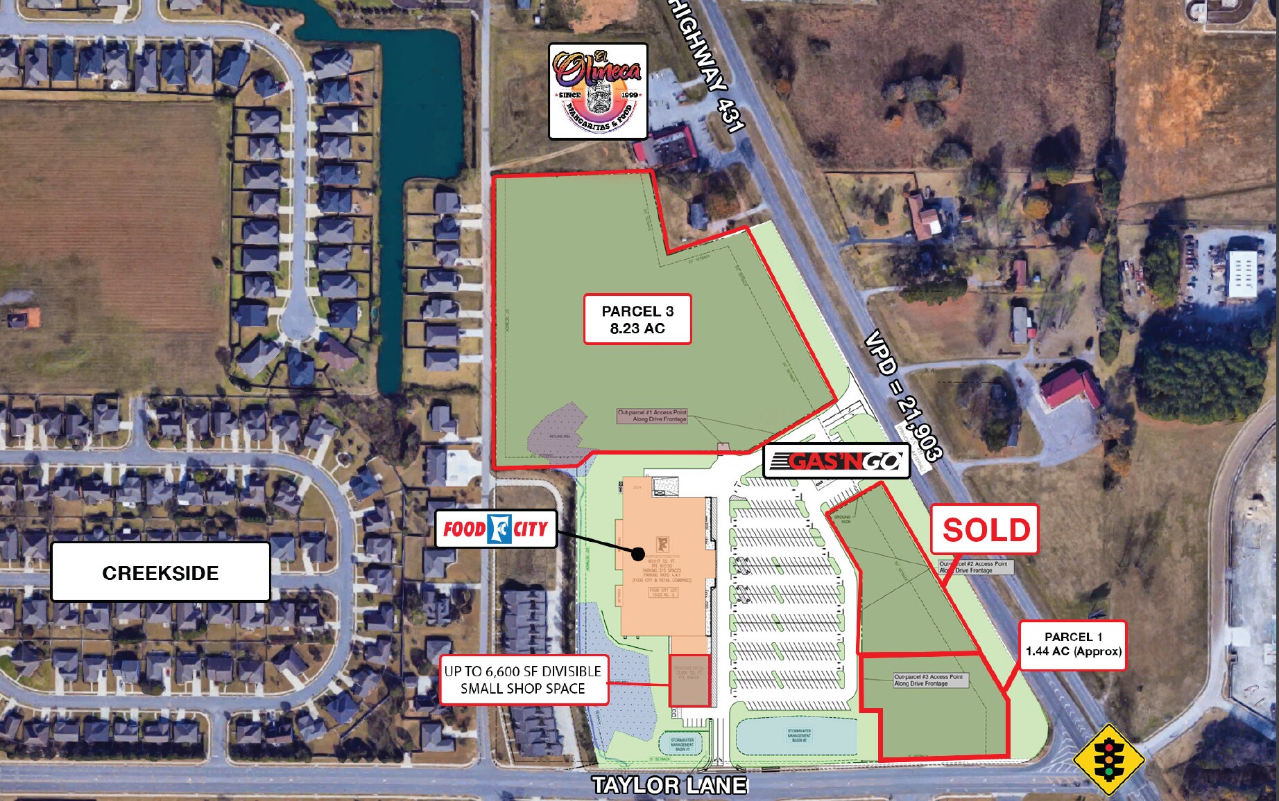 6978 U.S. 431 hwy, Owens Cross Roads, AL à vendre Photo du bâtiment- Image 1 de 5