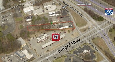 3814 Stewart Rd, Doraville, GA - Aérien  Vue de la carte