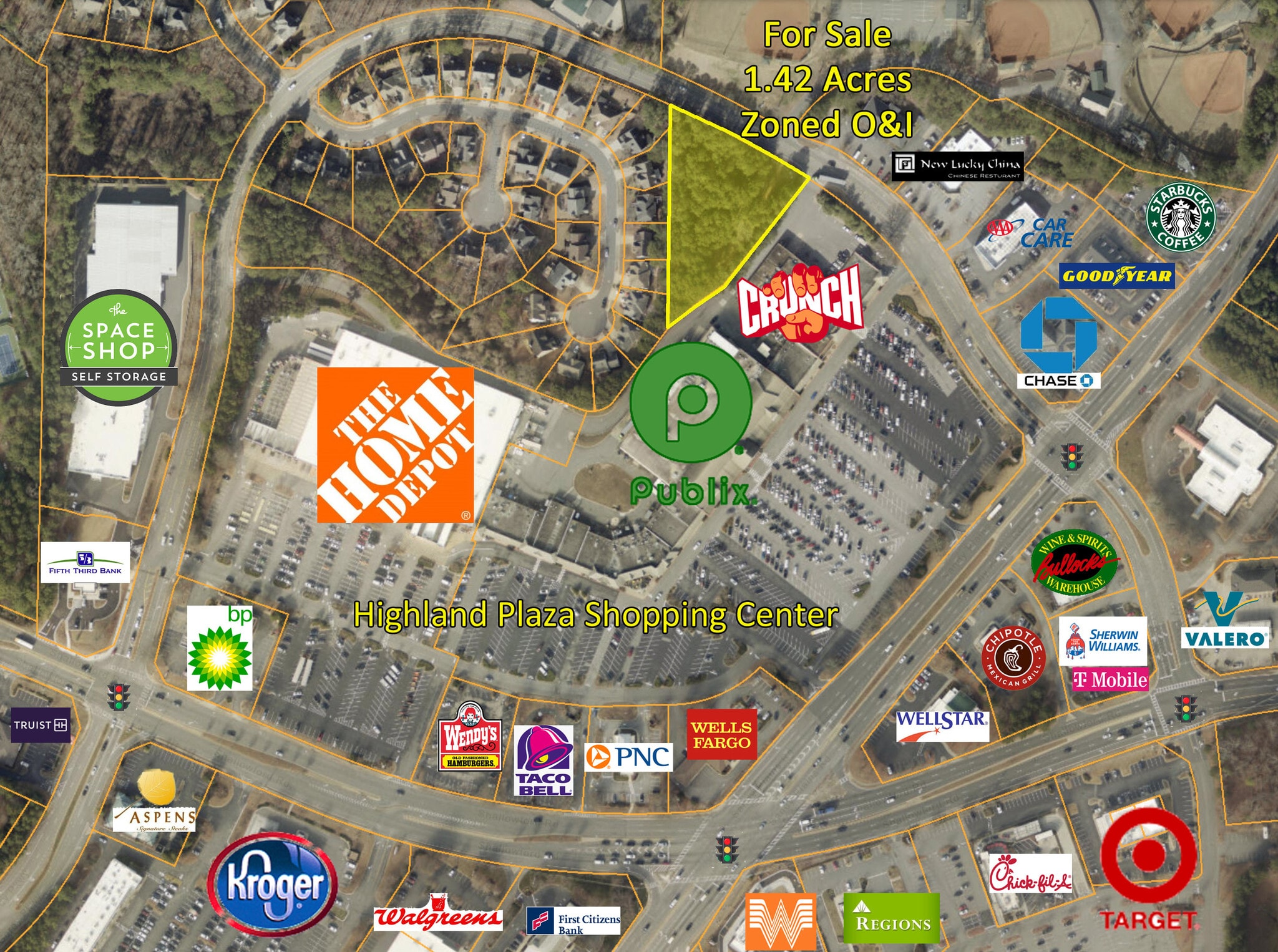 0 Gordy Pky, Marietta, GA for sale Aerial- Image 1 of 4