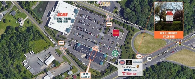 More details for Route 130 & Dunns Mill Rd, Bordentown, NJ - Retail for Lease