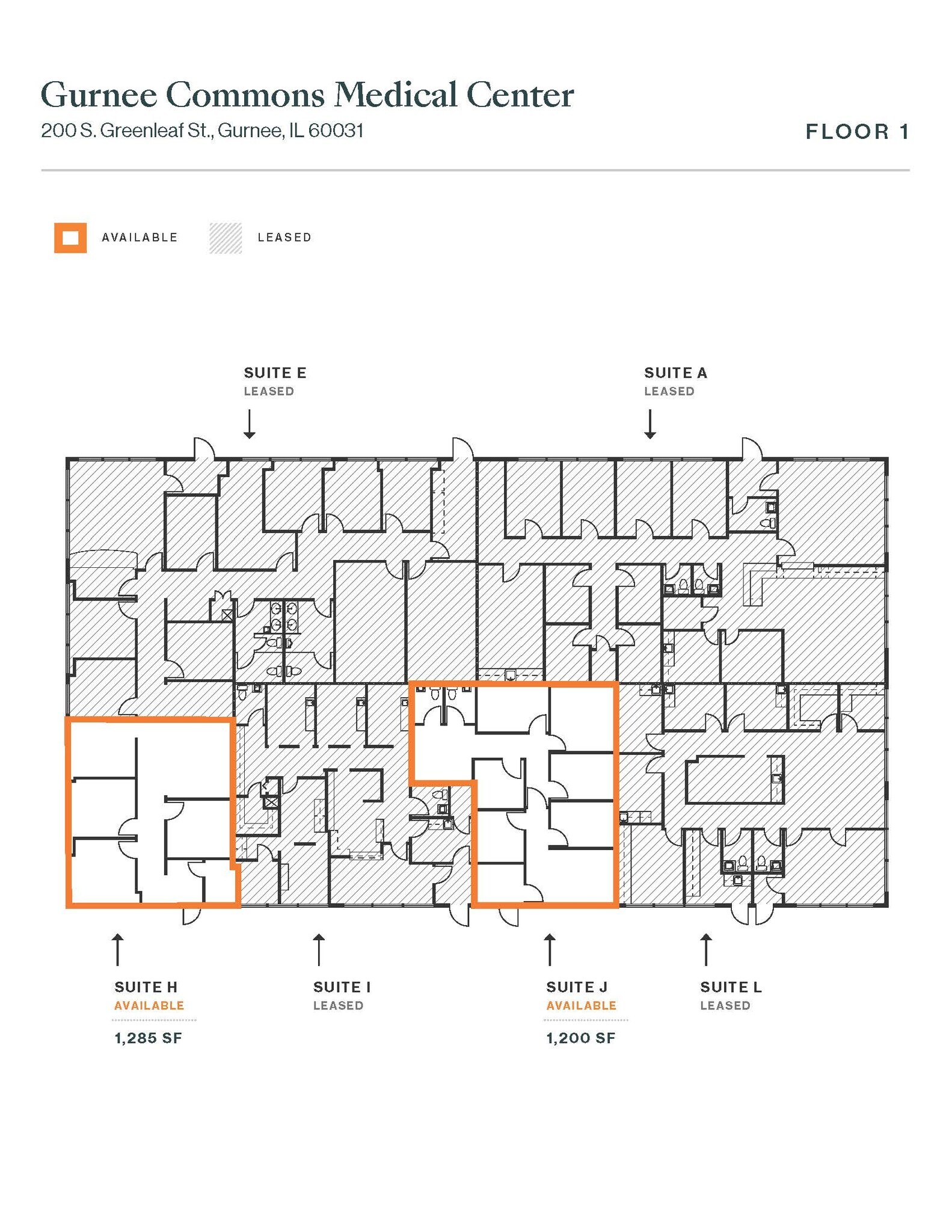 3 S Greenleaf Ave, Gurnee, IL à louer Plan d  tage- Image 1 de 1