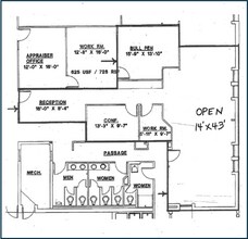 4541 S Bellaire Dr, Fort Worth, TX for lease Floor Plan- Image 1 of 9