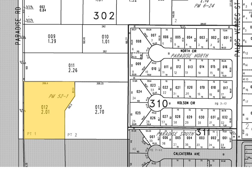 3900-3910 Paradise Rd, Las Vegas, NV à vendre - Plan cadastral - Image 1 de 1