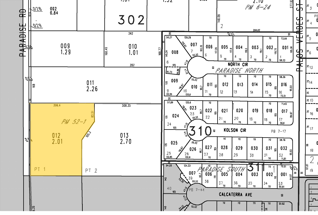 3900-3910 Paradise Rd, Las Vegas, NV à vendre Plan cadastral- Image 1 de 1