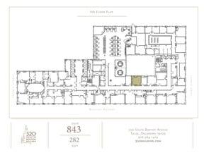 320 S Boston Ave, Tulsa, OK à louer Plan d’étage- Image 1 de 1