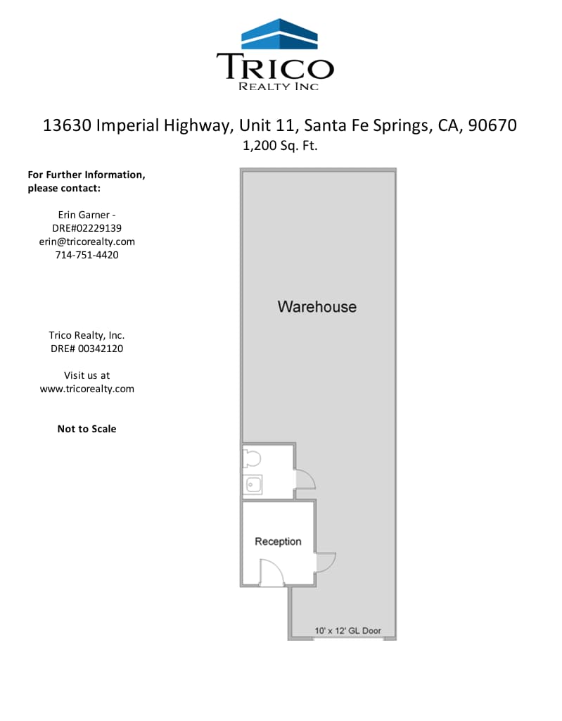 13600-13640 Imperial Hwy, Santa Fe Springs, CA à louer Plan d’étage- Image 1 de 1