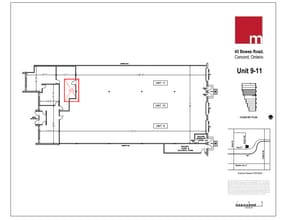 45 Bowes Rd, Concord, ON for lease Floor Plan- Image 1 of 1