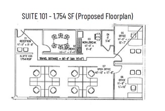 14140 Midway Rd, Farmers Branch, TX à louer Plan d’étage- Image 1 de 3