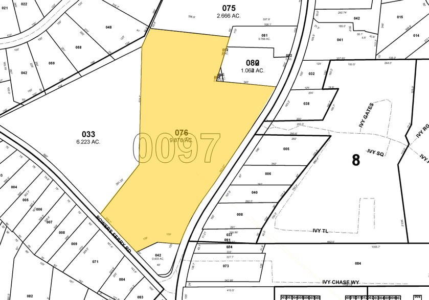 3700-3802 Roswell Rd NE, Atlanta, GA for lease - Plat Map - Image 2 of 8