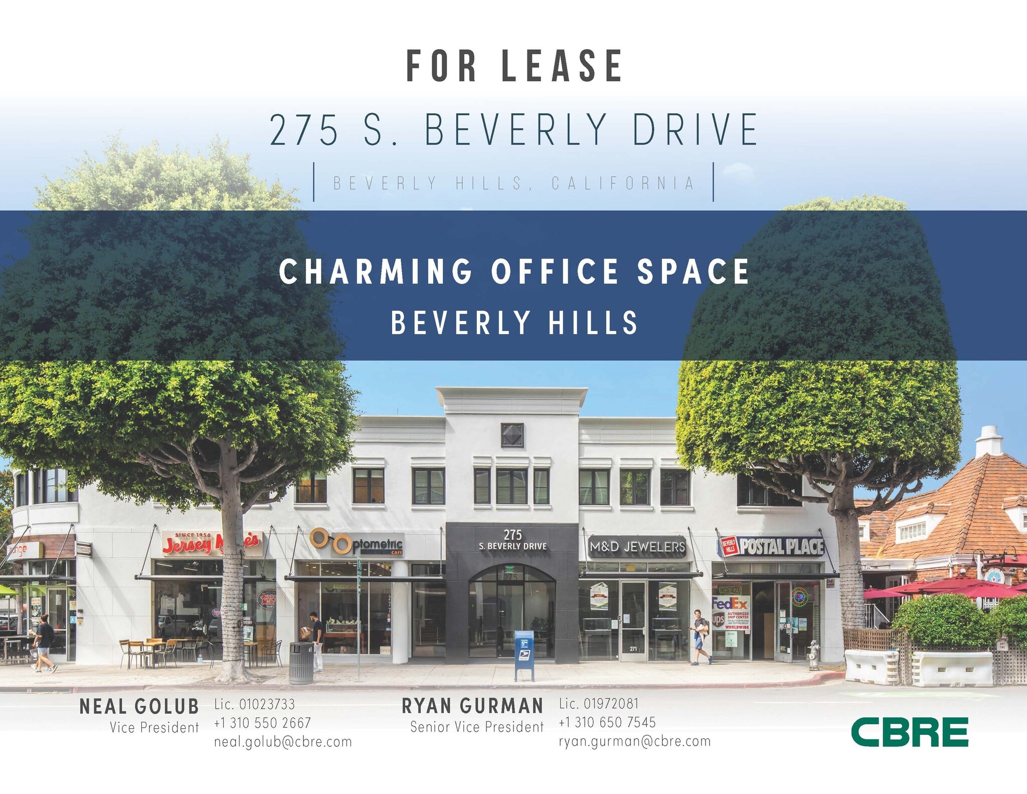 269-281 S Beverly Dr, Beverly Hills, CA for lease Primary Photo- Image 1 of 10