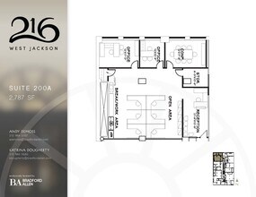 216 W Jackson Blvd, Chicago, IL for lease Floor Plan- Image 1 of 5