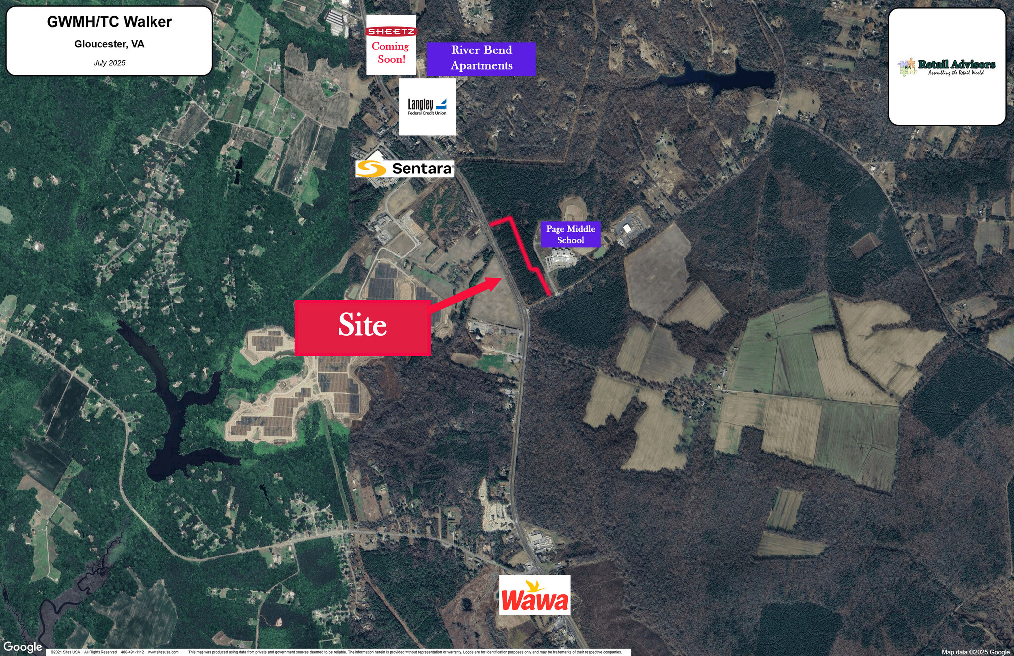 TC Walker Road & George Washington Memorial hwy, Gloucester, VA for lease Building Photo- Image 1 of 2
