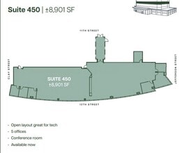555 12th St, Oakland, CA for lease Floor Plan- Image 1 of 1