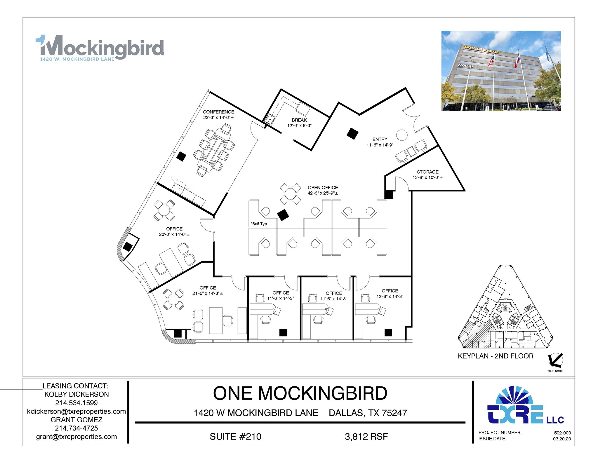 1420 W Mockingbird Ln, Dallas, TX for lease Floor Plan- Image 1 of 1