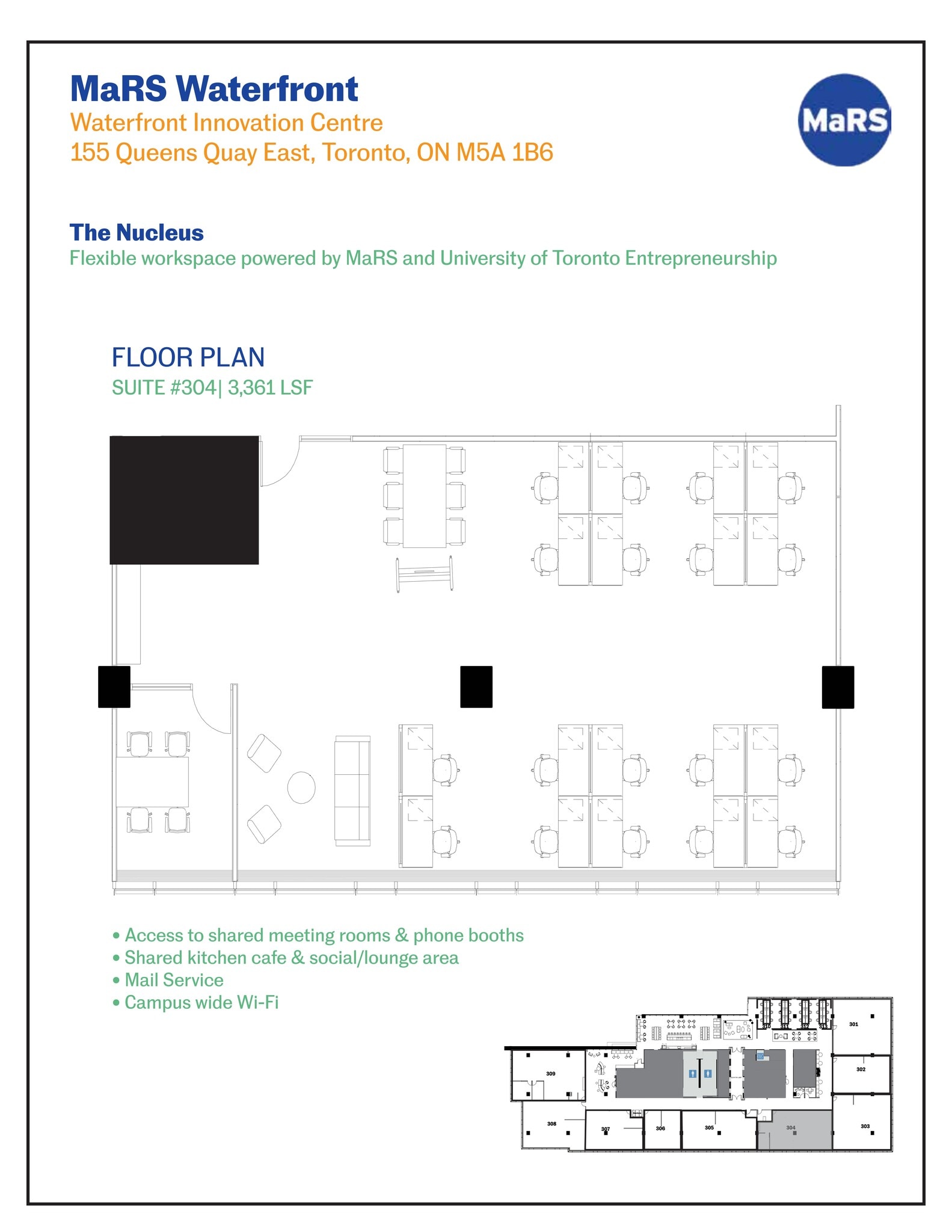 155 Queens Quay E, Toronto, ON for lease Site Plan- Image 1 of 1