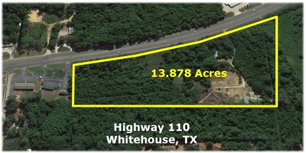 HIGHWAY 110, Whitehouse, TX - aerial  map view