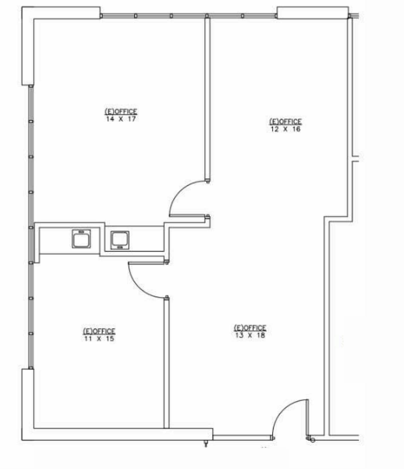 3737 Camino del Rio S, San Diego, CA à louer Plan d’étage- Image 1 de 1