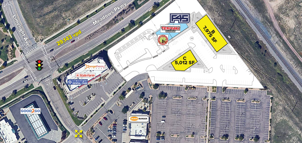 SEC Meadows Pkwy & Limelight Ave, Castle Rock, CO for lease - Building Photo - Image 1 of 3