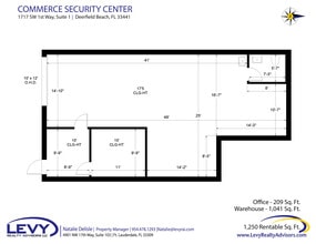 1533-1717 SW 1st Way, Deerfield Beach, FL à louer Plan d’étage- Image 2 de 7