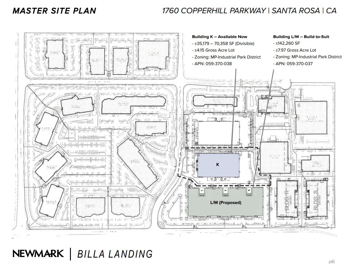 3550 N Laughlin Rd, Santa Rosa, CA for lease Site Plan- Image 1 of 1
