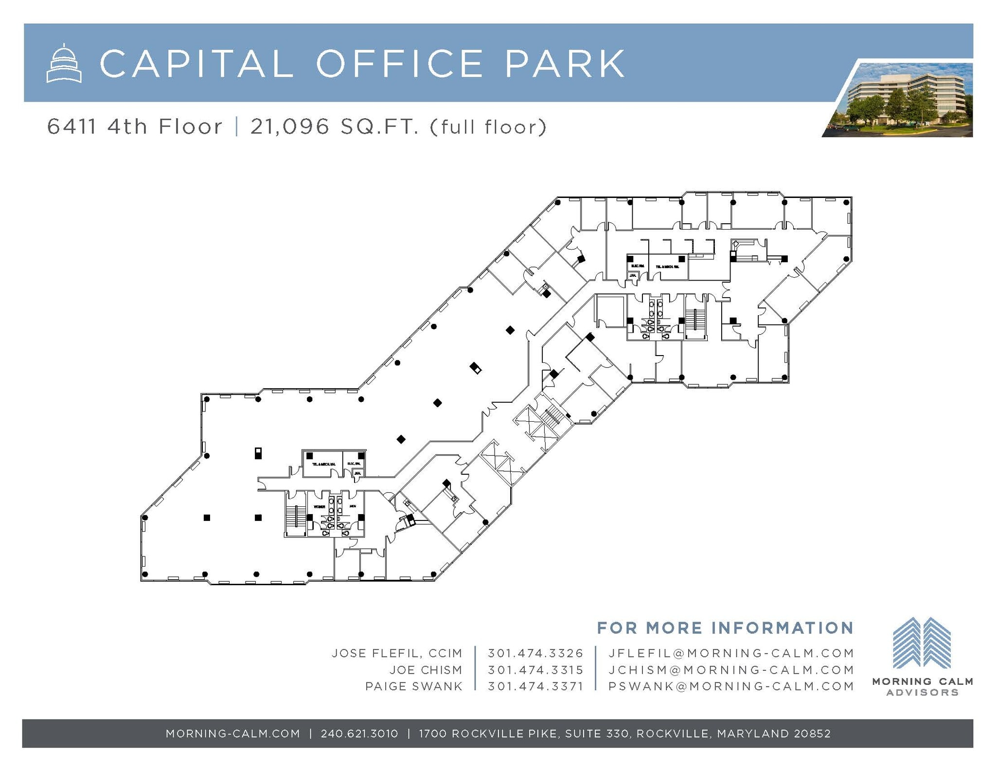 6411 Ivy Ln, Greenbelt, MD for lease Floor Plan- Image 1 of 1
