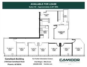 2198 E Camelback Rd, Phoenix, AZ à louer Plan d’étage- Image 1 de 1
