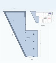 2871-2879 Broadway, New York, NY for lease Typical Floor Plan- Image 2 of 2