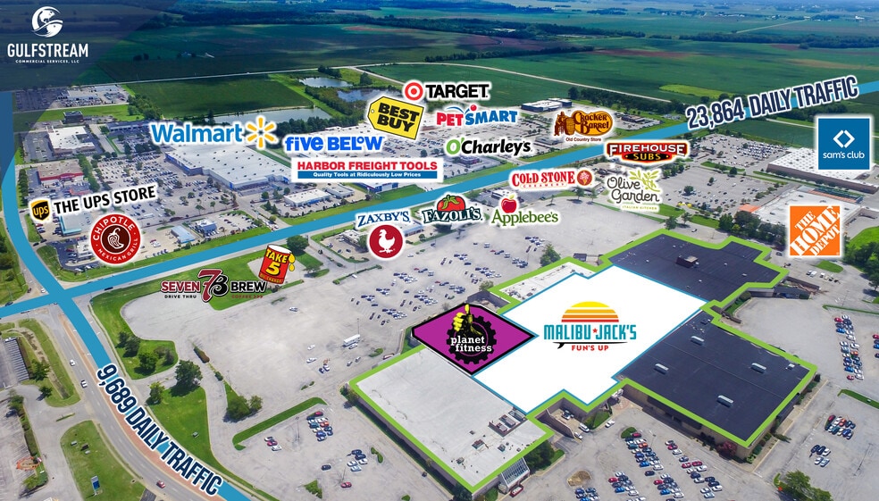 5000 Frederica St, Owensboro, KY for lease - Aerial - Image 3 of 15