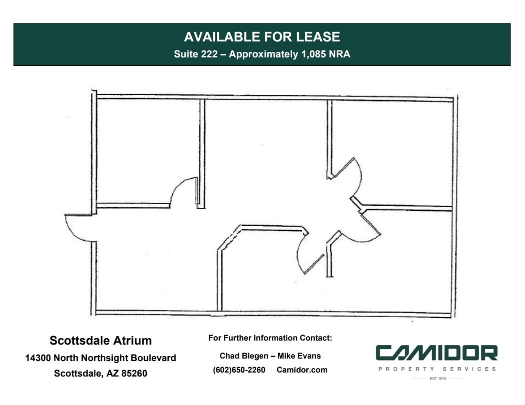 14300 N Northsight Blvd, Scottsdale, AZ à louer Plan d’étage- Image 1 de 1