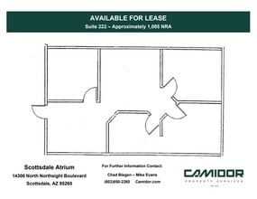 14300 N Northsight Blvd, Scottsdale, AZ à louer Plan d’étage- Image 1 de 1
