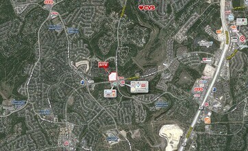 Stone Oak and Canyon Golf, San Antonio, TX - AERIAL  map view