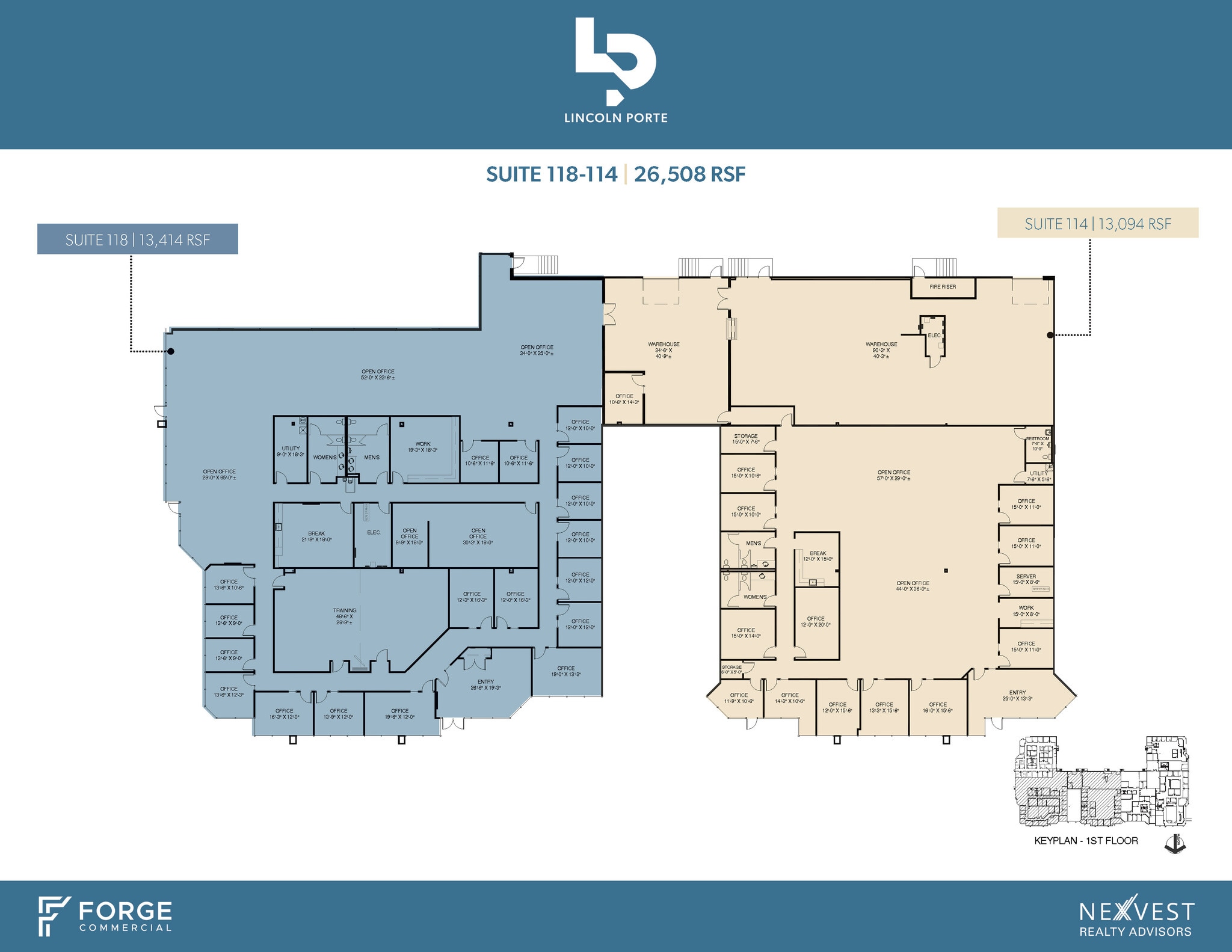 14500 Trinity Blvd, Fort Worth, TX à louer Plan d’étage- Image 1 de 4
