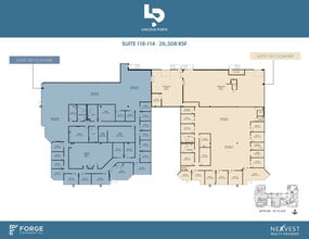 14500 Trinity Blvd, Fort Worth, TX à louer Plan d’étage- Image 1 de 4