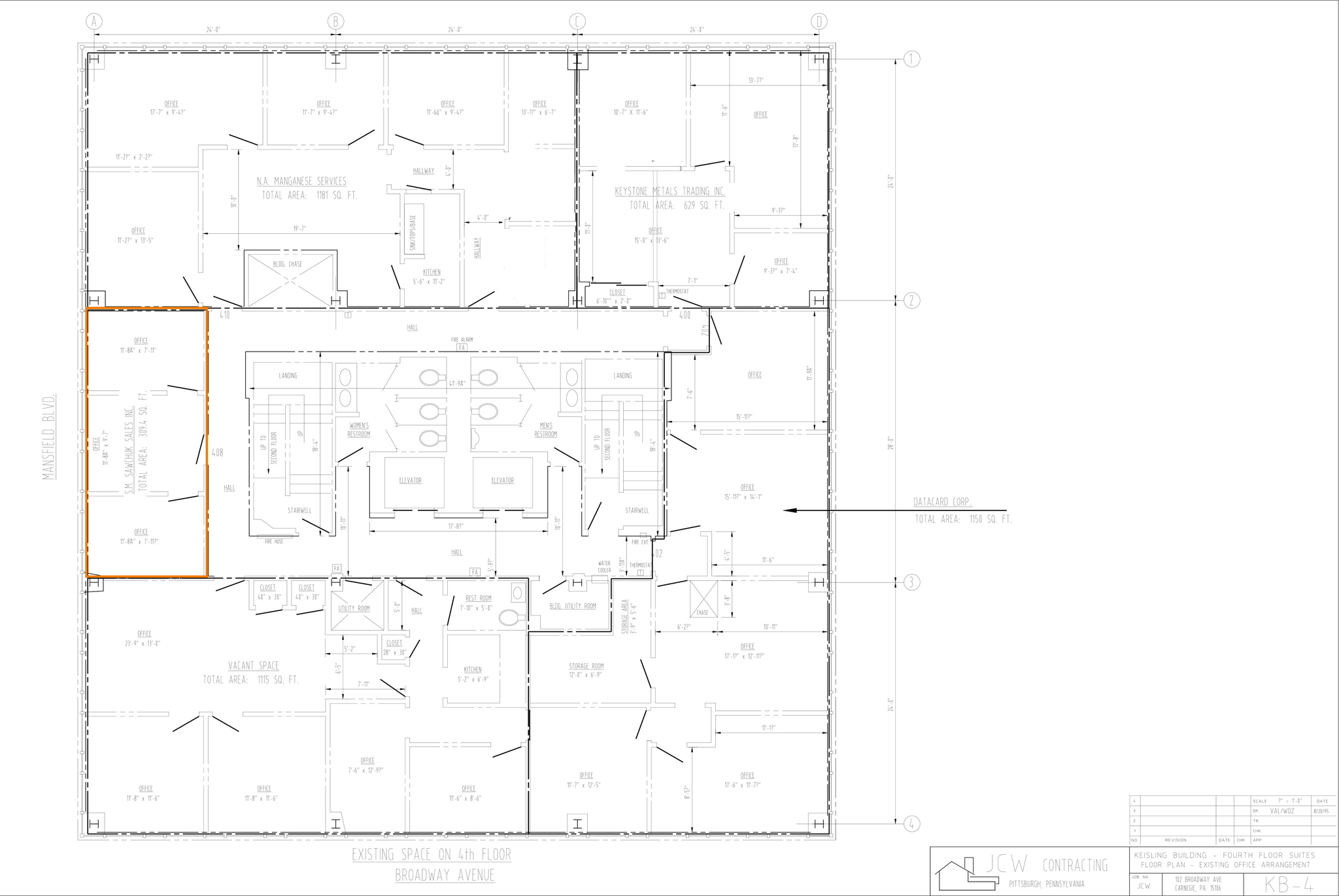 102 Broadway St, Carnegie, PA for lease Floor Plan- Image 1 of 1