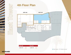 5000 Birch St, Newport Beach, CA à louer Plan d’étage- Image 1 de 1