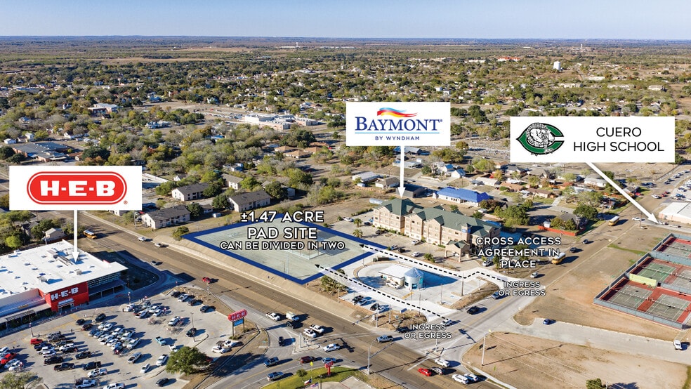 E Broadway St, Cuero, TX à vendre - Photo du bâtiment - Image 3 de 7