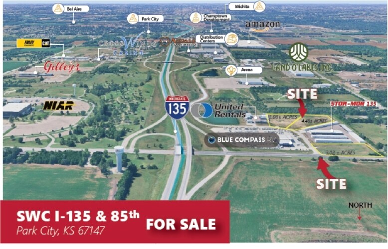 SWC I-135 & 85th, Park City, KS à vendre - Photo principale - Image 1 de 3