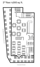 1467-1471 Rue Crescent, Montréal, QC à louer Plan d’étage- Image 1 de 1