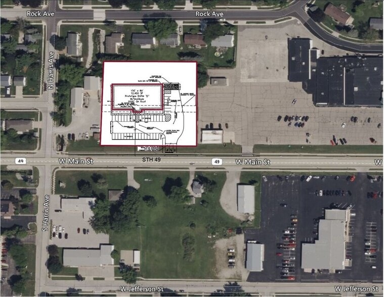 926 W Main St, Waupun, WI for sale - Aerial - Image 2 of 2