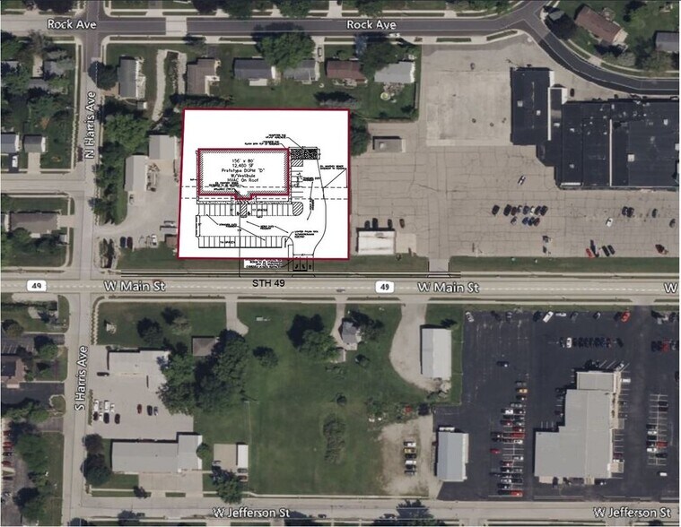 926 W Main St, Waupun, WI à vendre - Aérien - Image 2 de 2