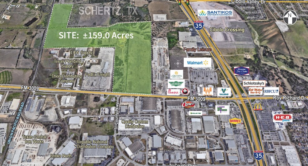 FM 3009 & IH-35, Schertz, TX à vendre - Photo du bâtiment - Image 1 de 1