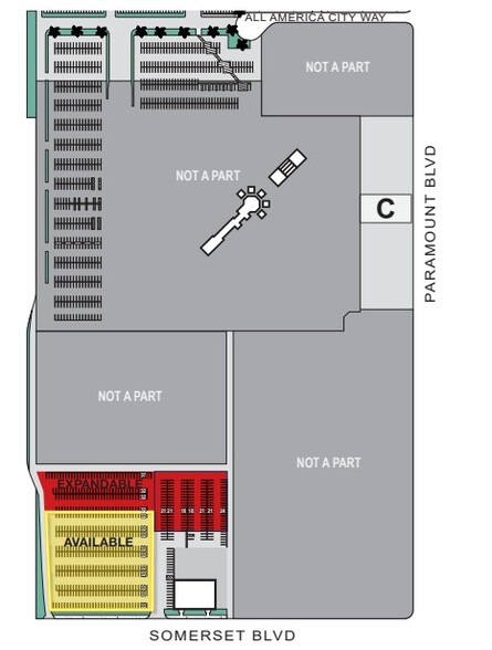 7775 Somerset Blvd, Paramount, CA à louer - Plan de site - Image 2 de 2