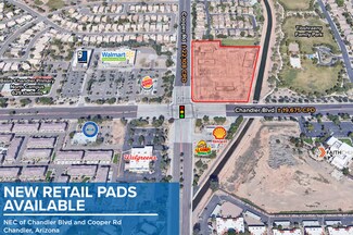 Plus de détails pour NE Cooper Rd & Chandler Blvd, Chandler, AZ - Terrain à louer
