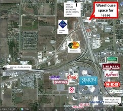 405 N T St, Harlingen, TX - Aerial  map view