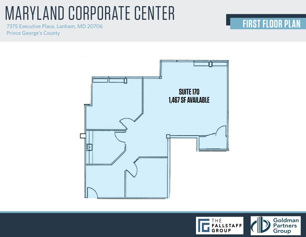 7375 Executive Pl, Lanham, MD for lease Floor Plan- Image 1 of 1